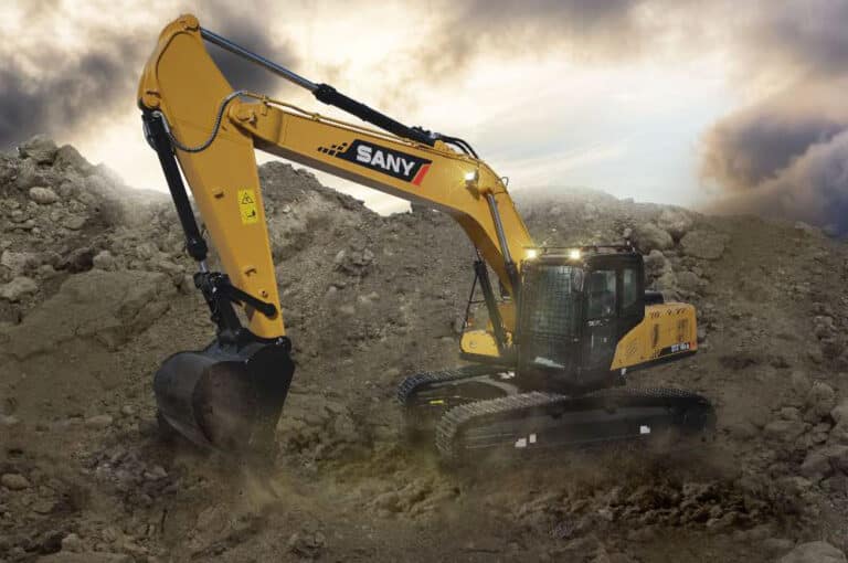 Sany 210 excavator price in India