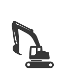 Small Excavator Icon