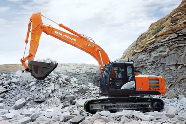 Tata Hitachi ZAXIS 220LC Excavator | Price and Specs on Desi Machines