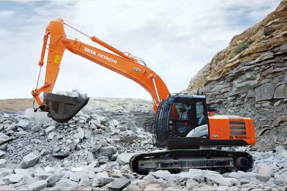Tata Hitachi ZAXIS 220LC Excavator | Price and Specs on Desi Machines