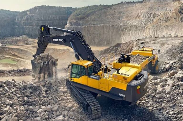 Volvo EC750D mining excavator