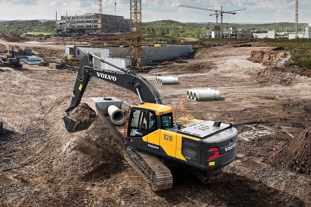 Volvo 210 excavator fuel consumption per hour
