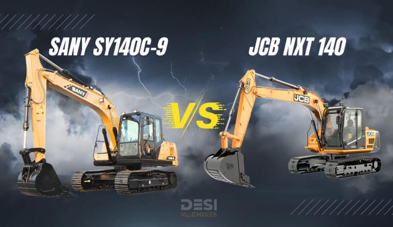 Comparison of SANY SY140C-9 Excavator vs JCB NXT 140 Excavator