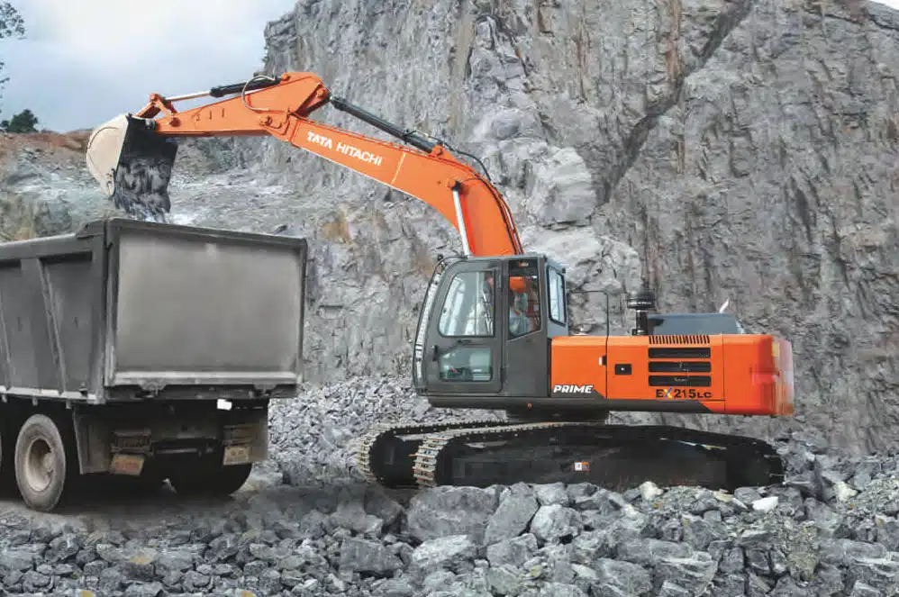 Tata Hitachi EX 215LC Prime hydraulic excavator | Price and Specs on Desi Machines