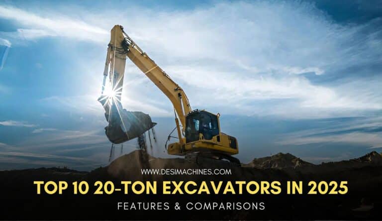 top 10 20 ton excavators in India