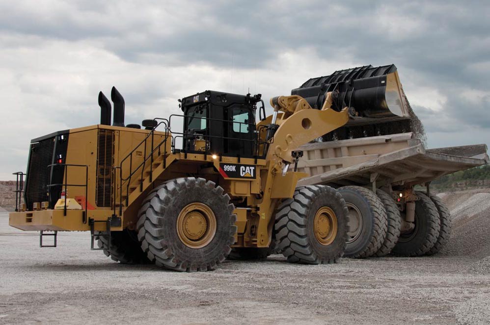 desi machines cat 990k wheel loader 4