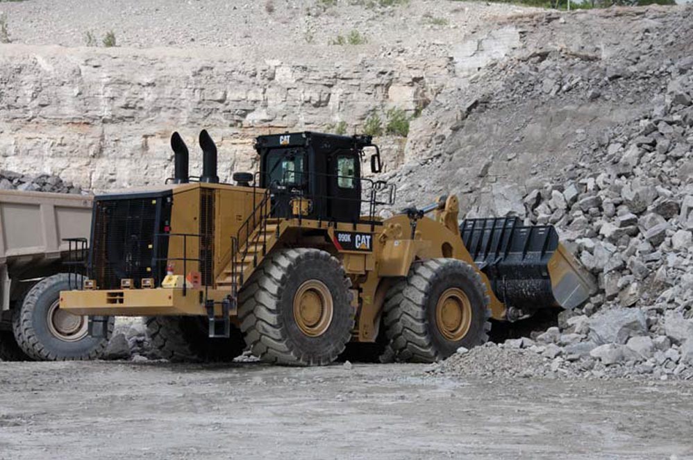 desi machines cat 990k wheel loader 6