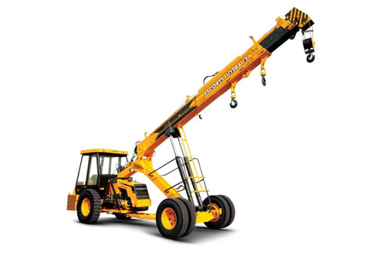 Escorts Hydra 12 pick-and-carry crane with boom extended