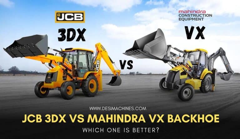 Comparing JCB 3DX vs Mahindra EarthMaster VX – Which is Better?