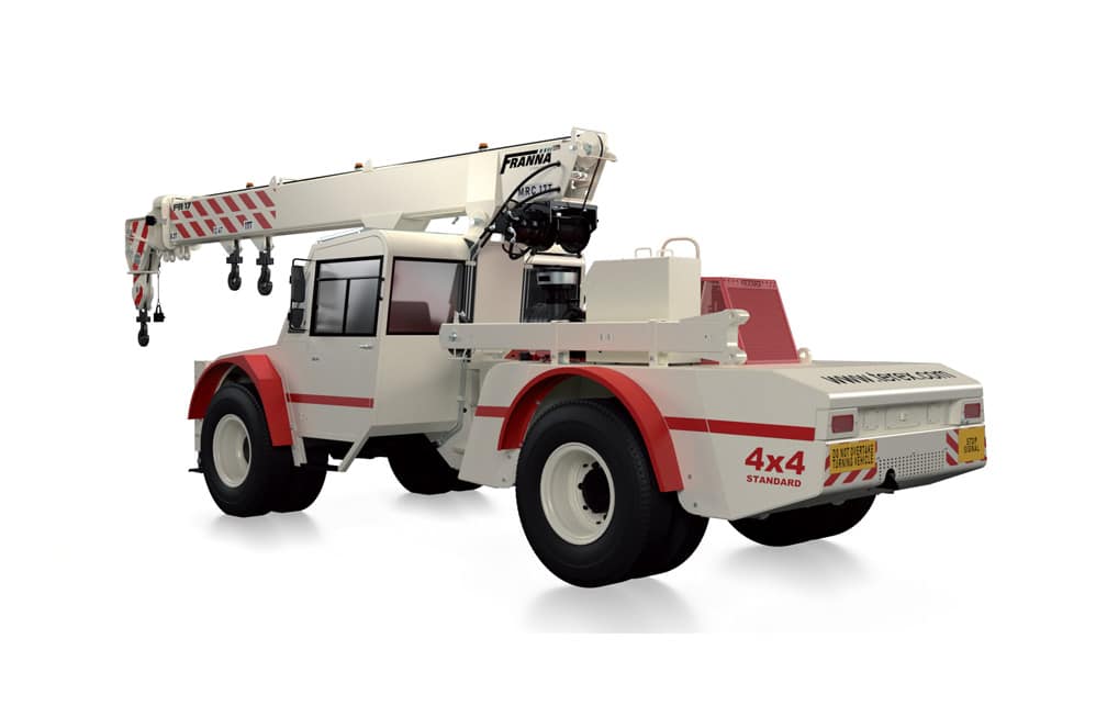 desi machines terex franna f17 2