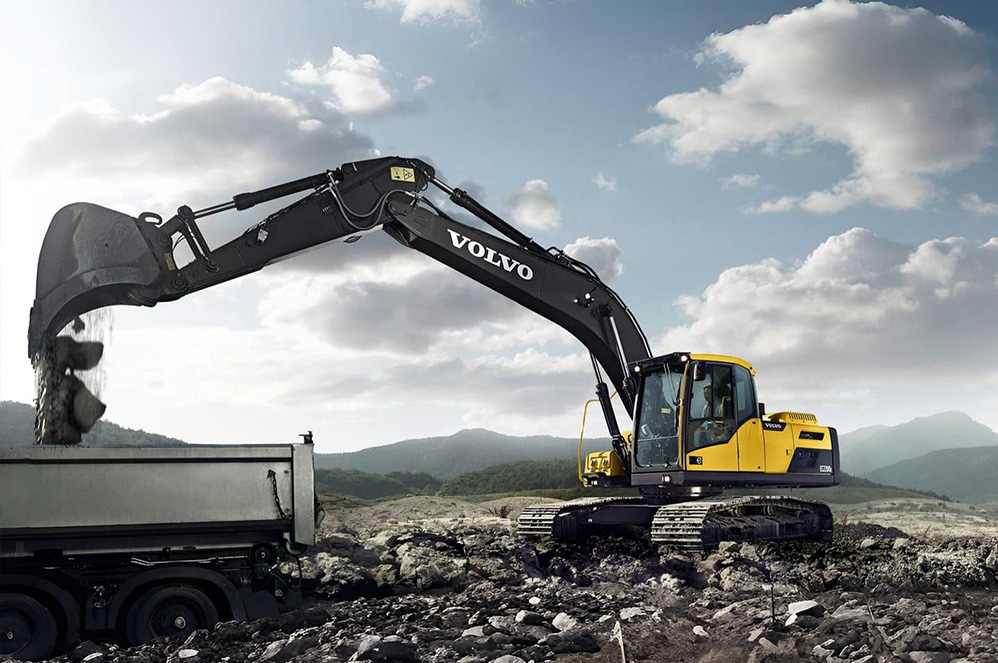 Volvo excavator price in india