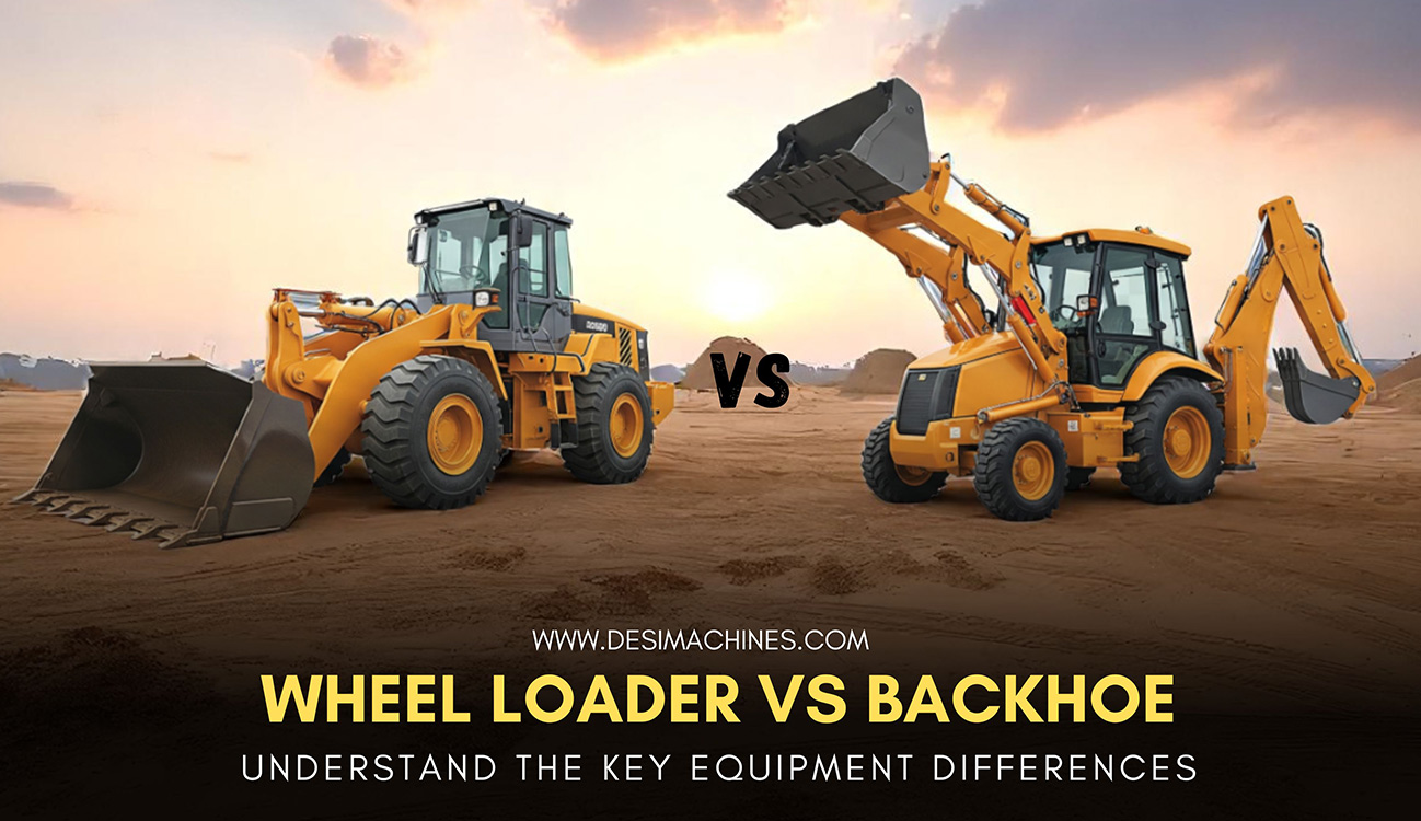 desi machines wheel loader vs backhoe