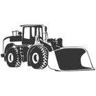 large wheel loader icon