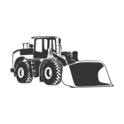 medium wheel loader icon