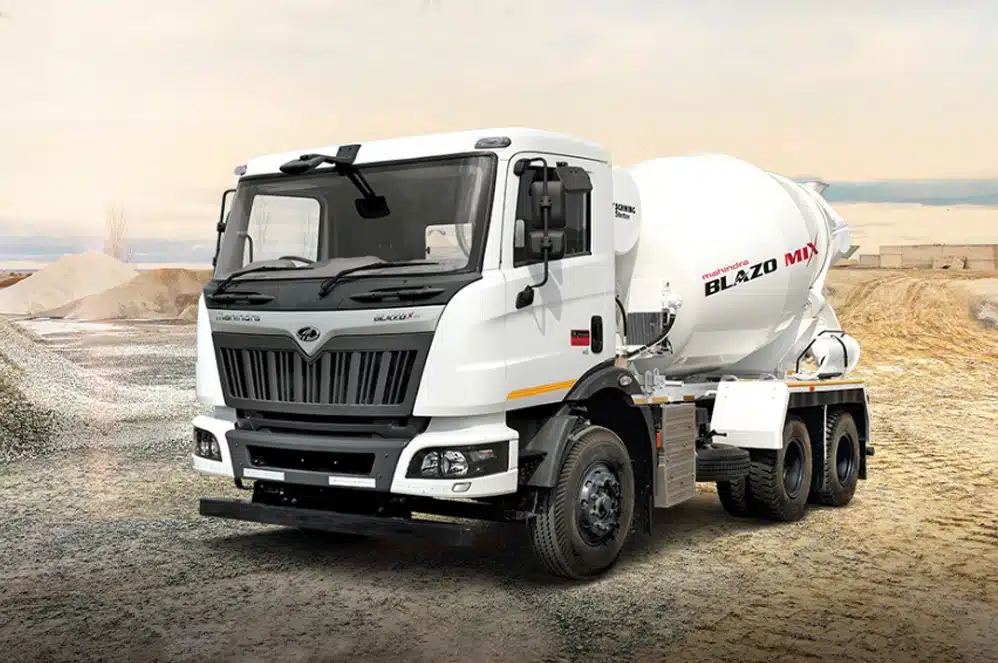 Mahindra Blazo X 28 Concrete Mixer Price | Cement Mixer