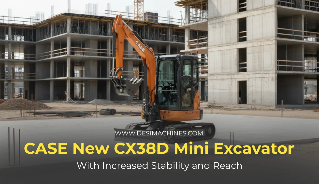 New CASE Mini CX38D Excavator Price in India