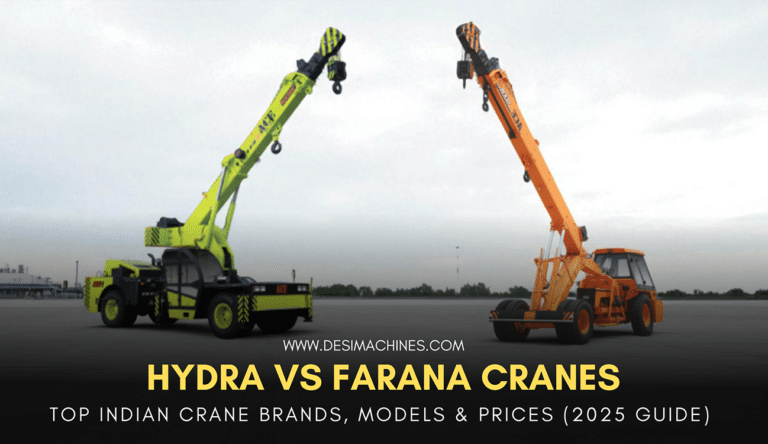 Hydra vs Farana Cranes: Top Indian Crane Brands, Models & Prices (2026 Guide)