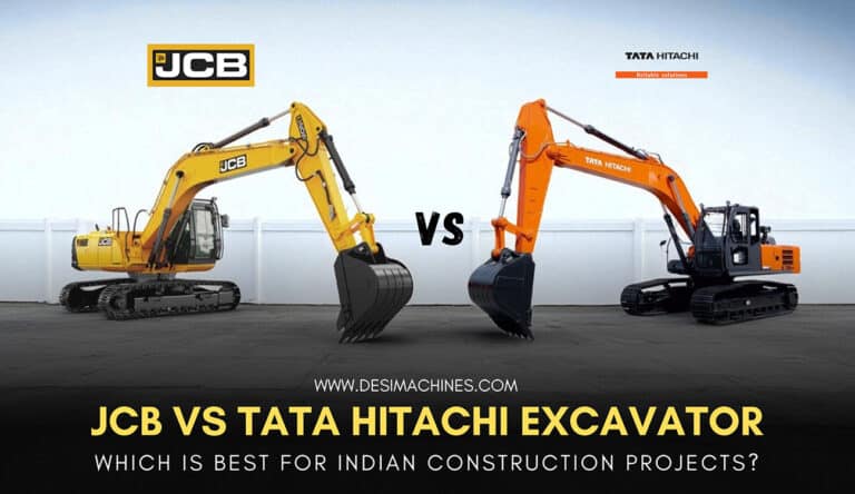 JCB vs Tata Hitachi Excavator: Which is Best for Indian Construction Projects?
