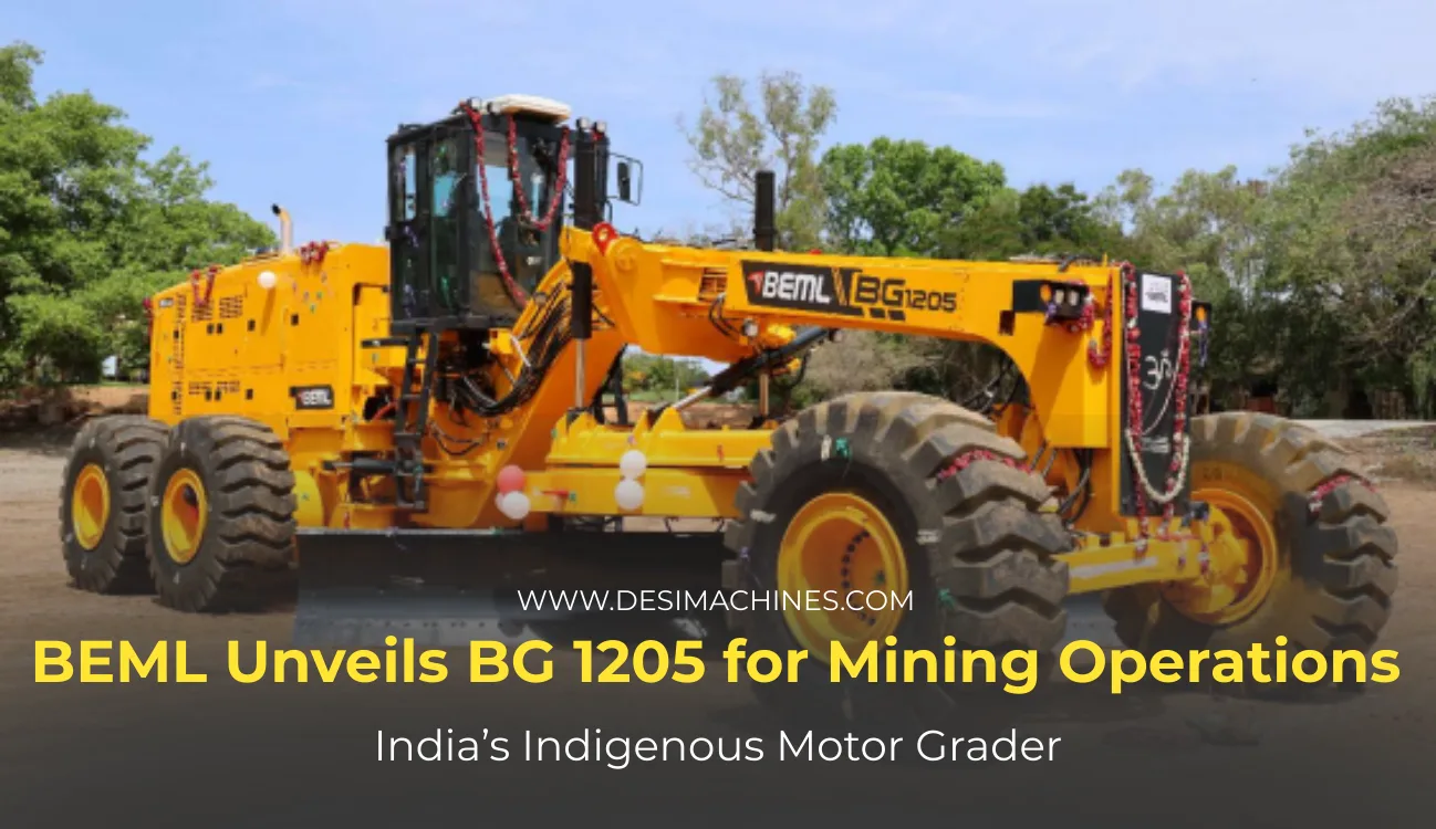 BEML BG 1205 Motor Grader for Mining Operations