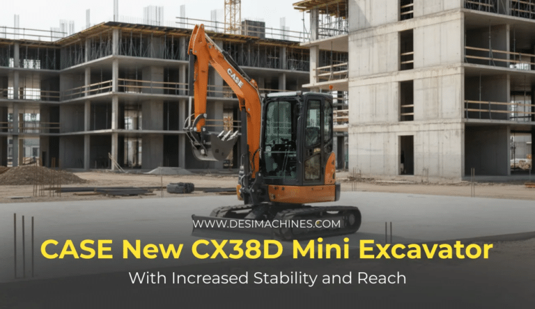 CASE Launches New CX38D Mini Excavator with Increased Stability and Reach