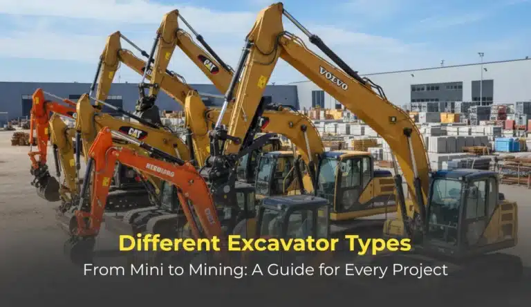Types of Excavator Machine: Guide for Contractors, Builders, and Fleet Owners 8 Types of Excavator Machine: Guide for Contractors, Builders, and Fleet Owners