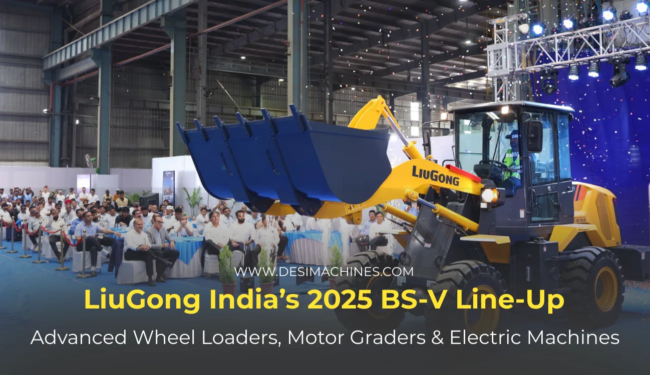 LiuGong India’s 2025 BS-V Line-Up