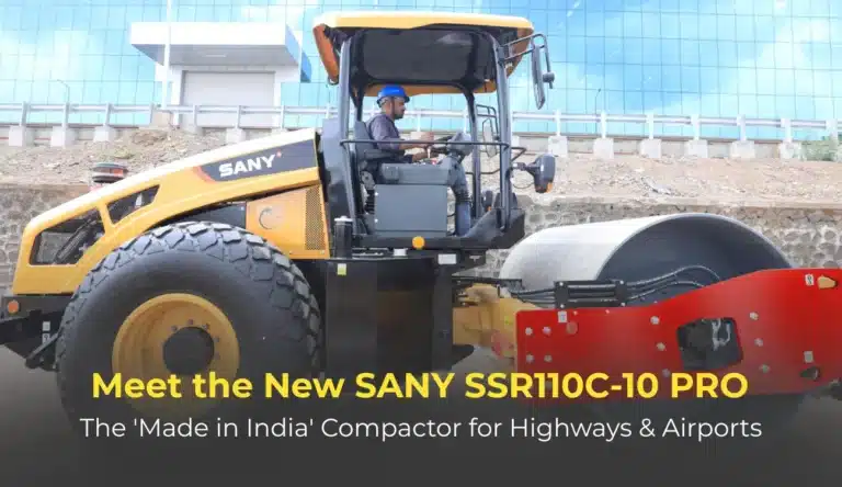 SANY India Launches SSR110C-10 PRO Soil Compactor Machine 3 SANY India Launches SSR110C-10 PRO Soil Compactor Machine