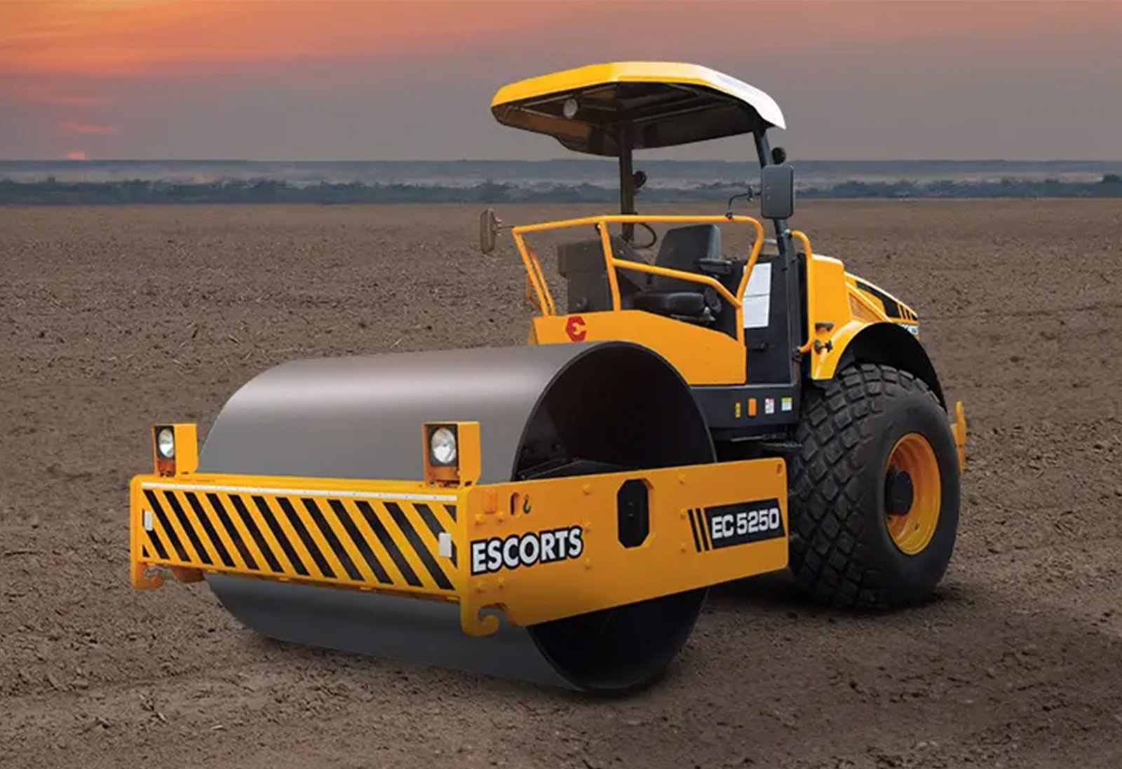 Escorts EC 5250 Soil Compactor Roller | Desi Machines