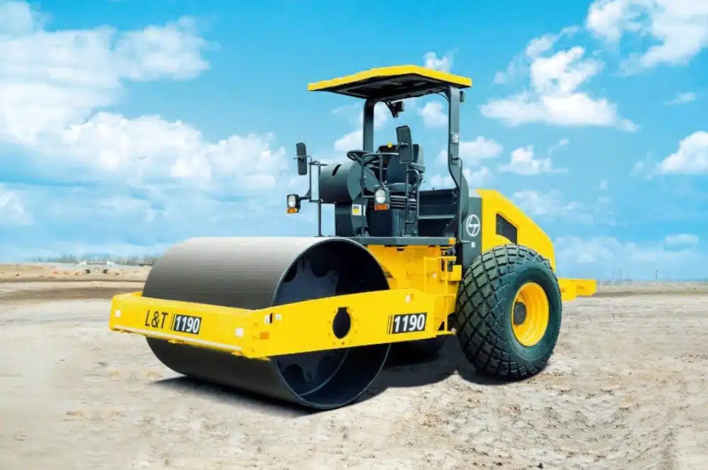 Top 10 Roller Compactor Brands & Popular Models in India 5 L&T 1190 Soil Compactor Roller | Desi Machines