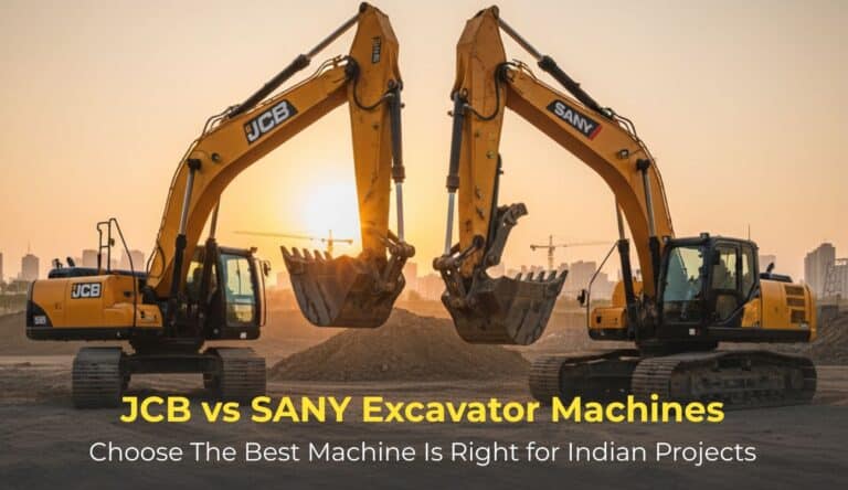 JCB vs SANY Excavator: Which Machine Is Right for Indian Projects?