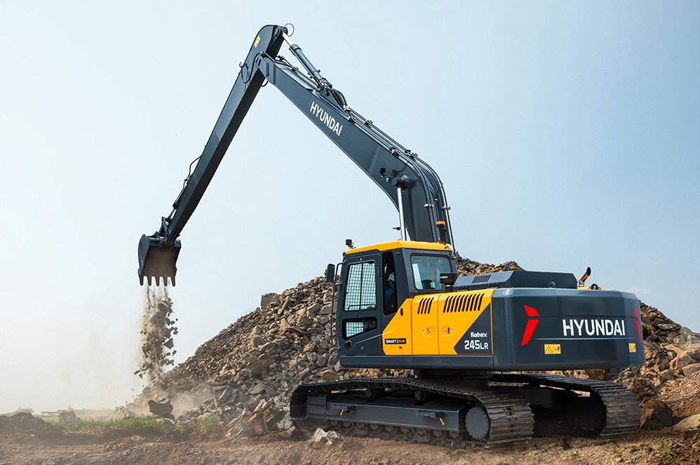 Hyundai R245LR SMART X Plus Excavator Price & Specs in India | Desi Machines