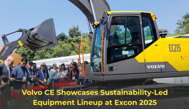 Volvo CE Showcases Sustainability-Led Equipment Lineup at EXCON 2025