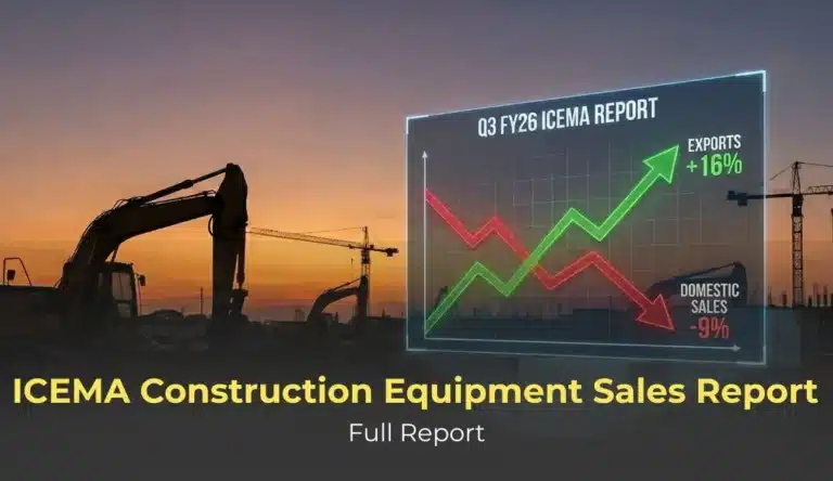 ICEMA Construction Equipment Sales Report