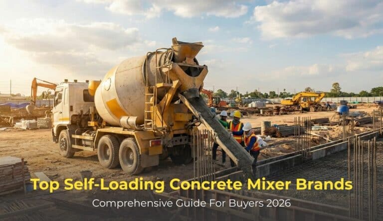 Best Brands of Self-Loading Concrete Mixers in India (2026 Buyer’s Guide)