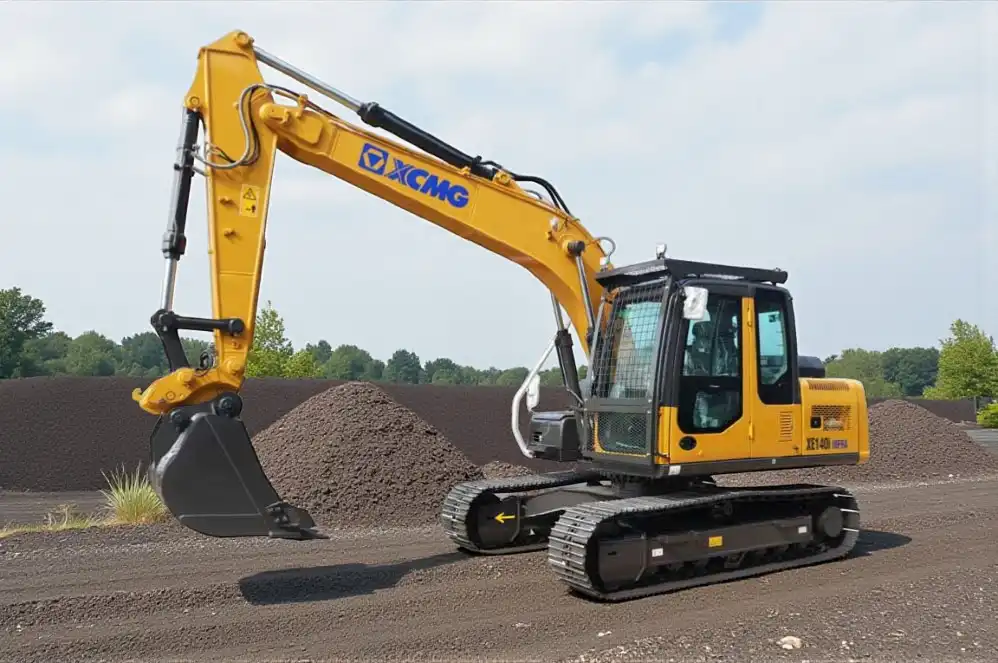 XCMG XE140i Infra Excavator in Construction SIte