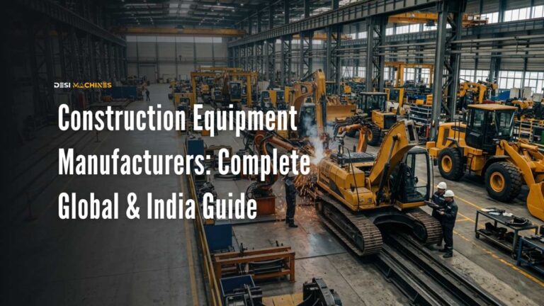 Construction Equipment Manufacturers: Complete Global & India Guide