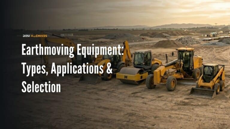Earthmoving Equipment: Types, Applications & Selection