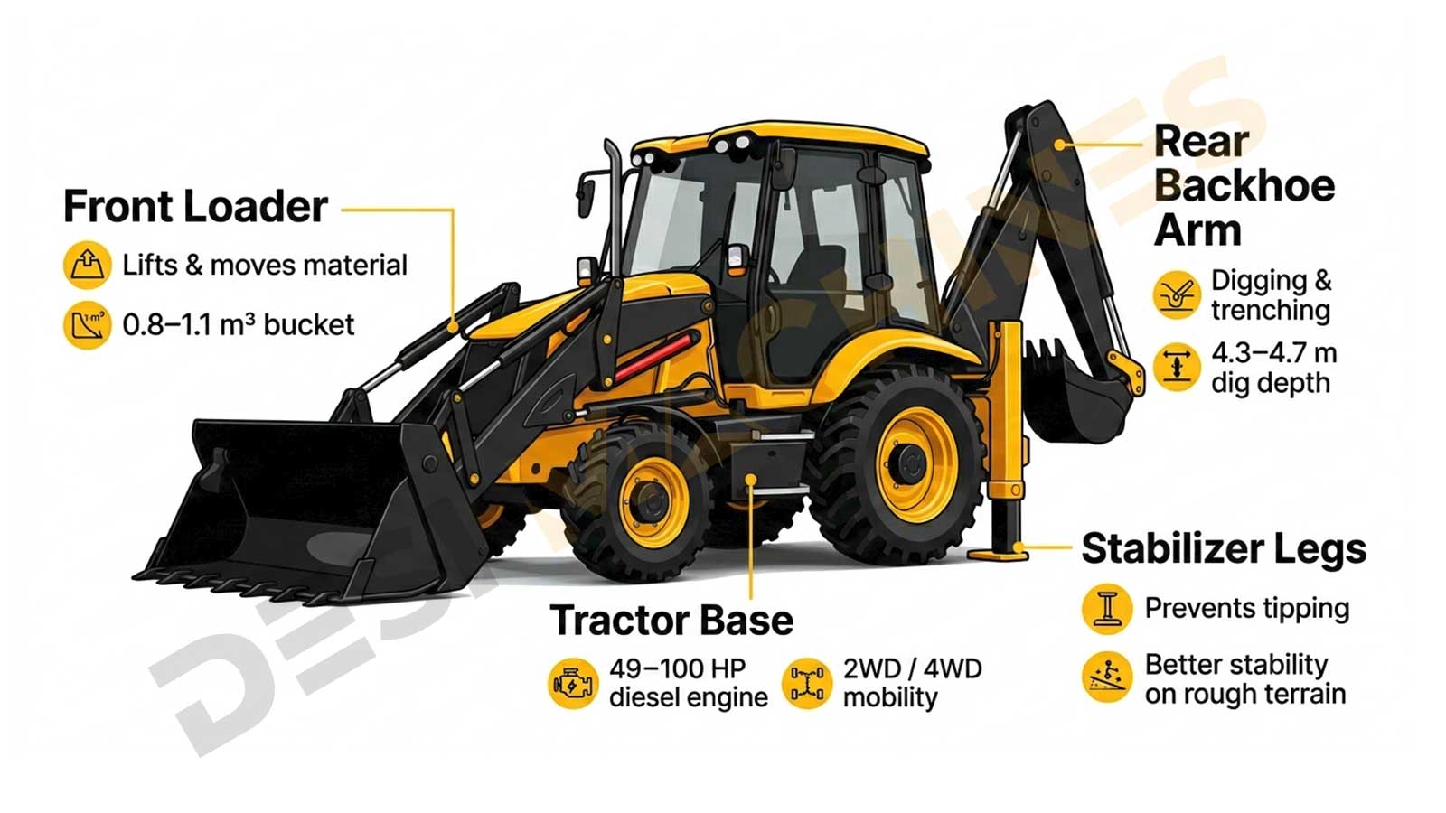 Backhoe Loader: The Most Versatile Construction Machine 2