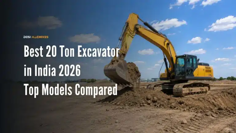Best 20 Ton Excavator in India 2026: Top Models Compared