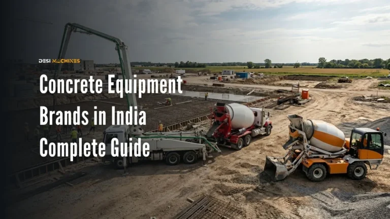 Concrete Equipment Brands in India: Complete Guide 2026