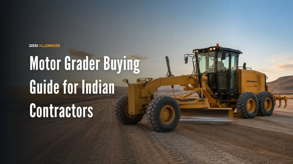 Motor Grader Buying Guide India: How to Choose the Right Grader Machine