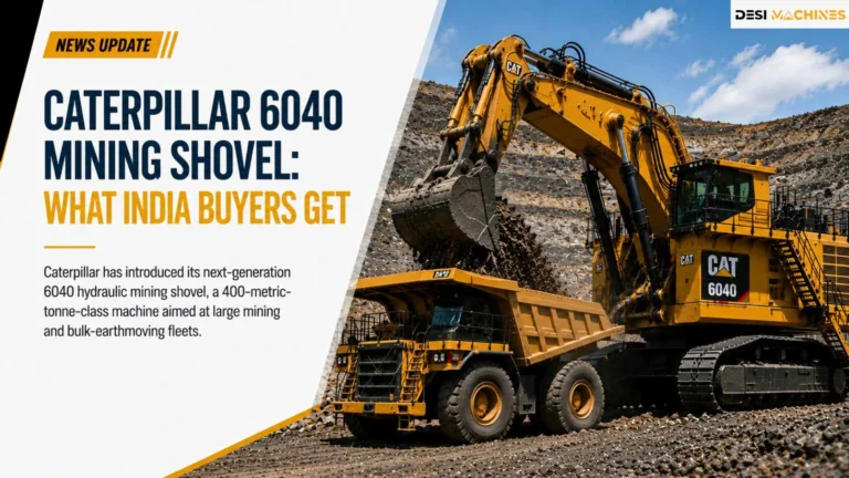 Caterpillar 6040 Mining Shovel: What India Buyers Get