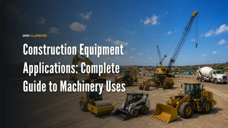 Construction Equipment Applications: Complete Guide to Machinery Uses