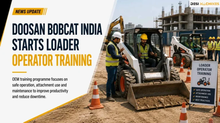 Doosan Bobcat India Starts Loader Operator Training