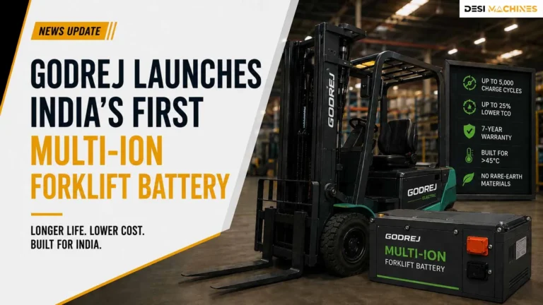 Godrej Launches India’s First Multi-Ion Forklift Battery