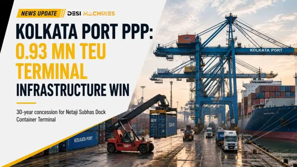 Kolkata Port PPP: 0.93 Mn TEU Terminal Infrastructure Win 1 Kolkata Port PPP: 0.93 Mn TEU Terminal Infrastructure Win