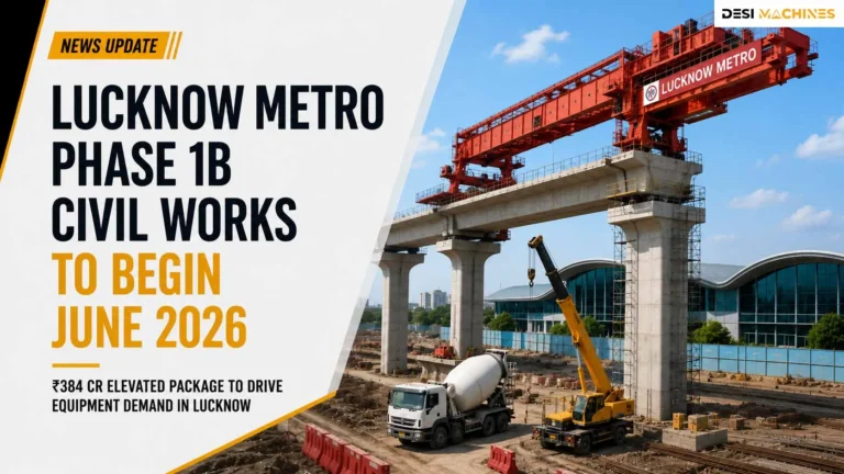 Lucknow Metro Phase 1B Civil Works to Begin June 2026