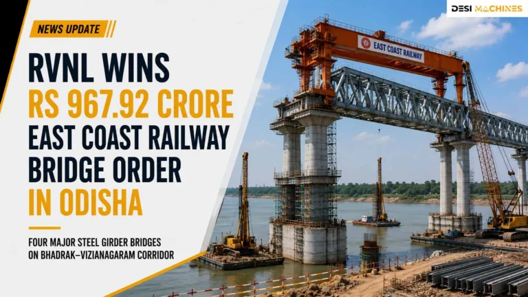 RVNL Wins Rs 967.92 Crore East Coast Railway Bridge Order in Odisha