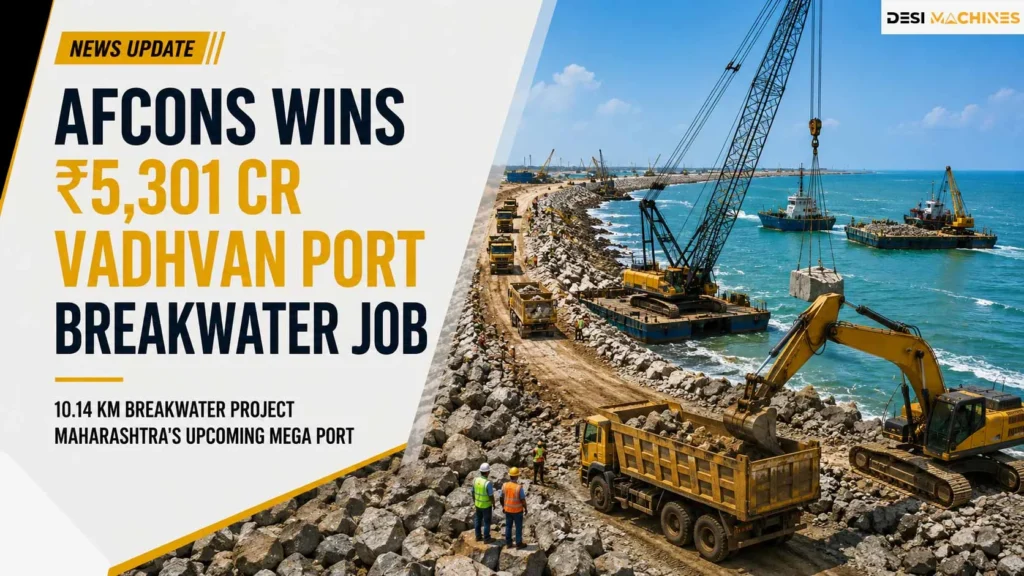 Afcons Wins Rs 5,301 Cr Vadhvan Port Breakwater 1 Afcons Wins Rs 5,301 Cr Vadhvan Port Breakwater