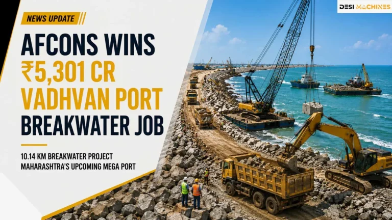 Afcons Wins Rs 5,301 Cr Vadhvan Port Breakwater